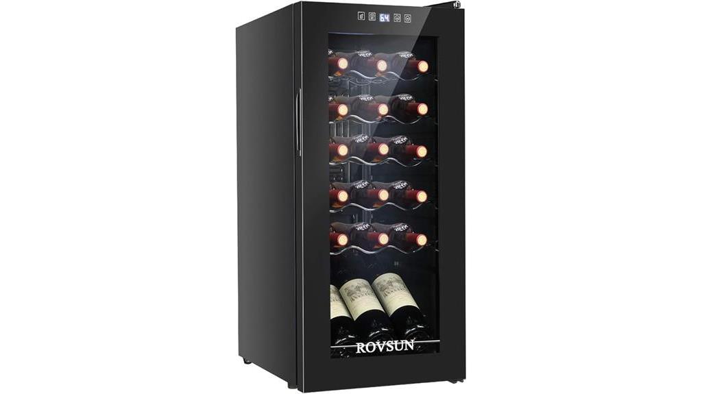 18 bottle wine chiller