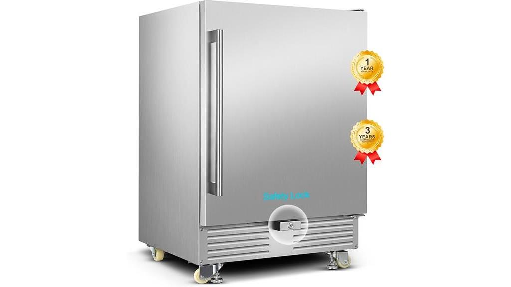 24 inch undercounter beverage fridge