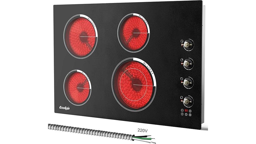 30 inch electric cooktop