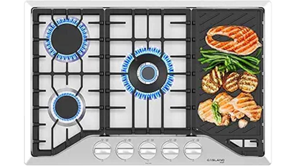 30 inch gas cooktop