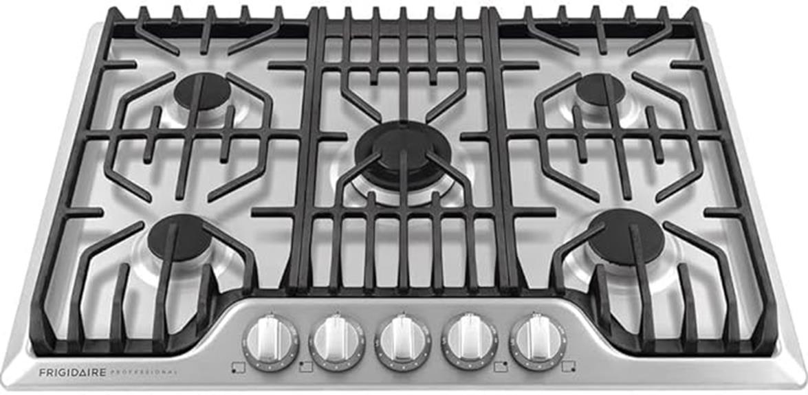 30 inch gas cooktop frigidaire