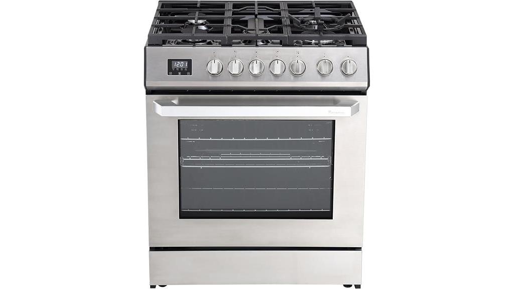 30 inch gas range oven