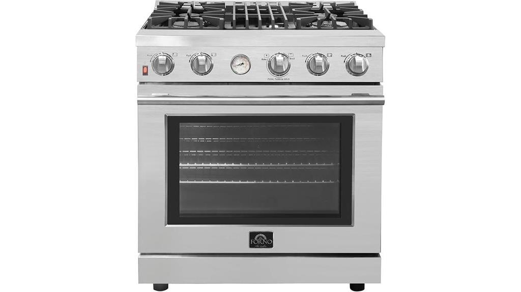 30 inch gas range oven