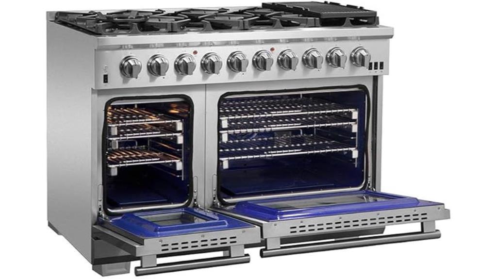 capriasca double gas oven