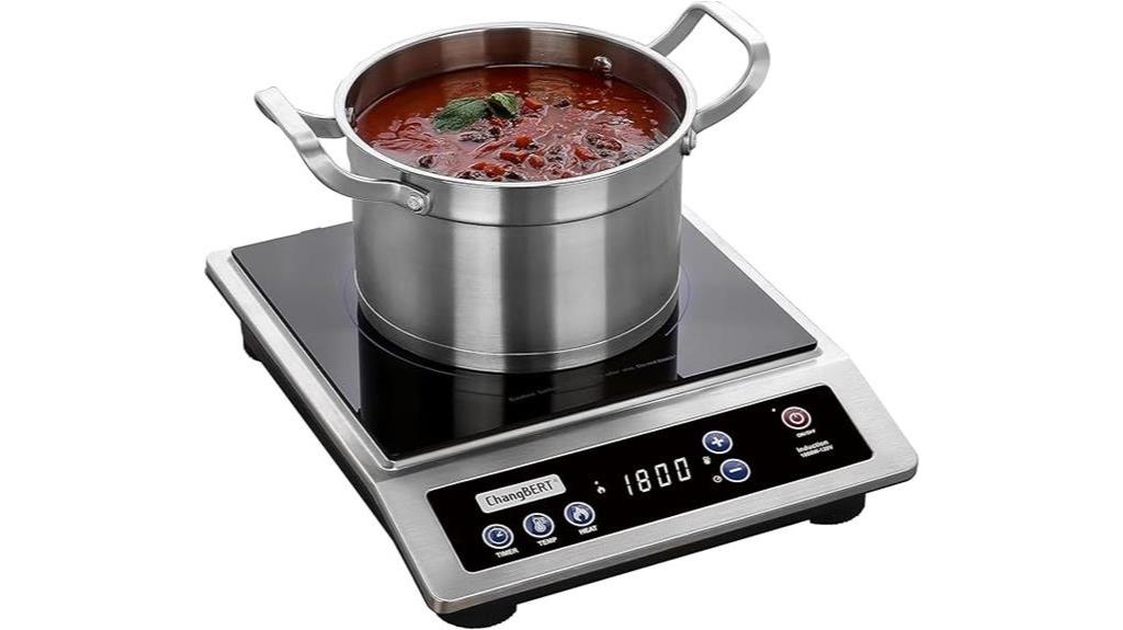 commercial grade induction cooktop