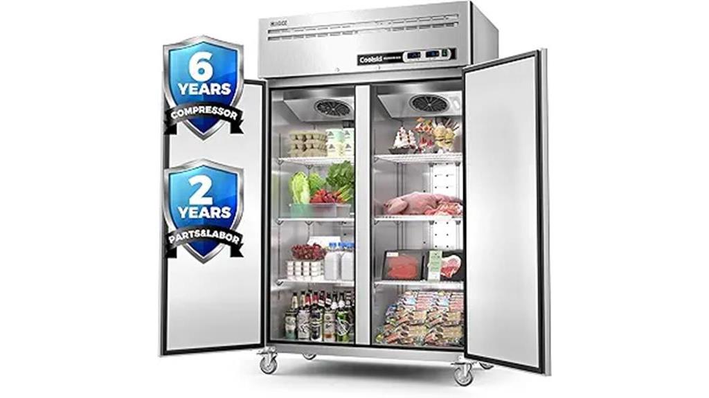 commercial refrigerator freezer combo