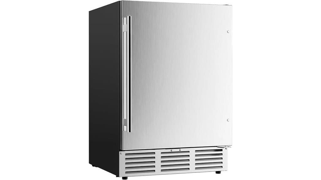 compact beverage refrigerator design