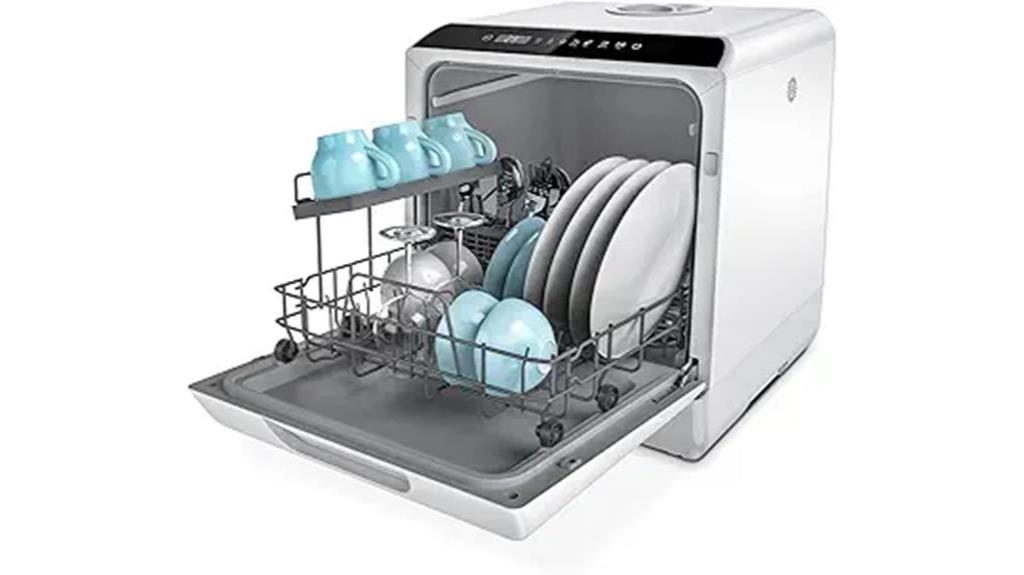 compact countertop dishwasher appliance