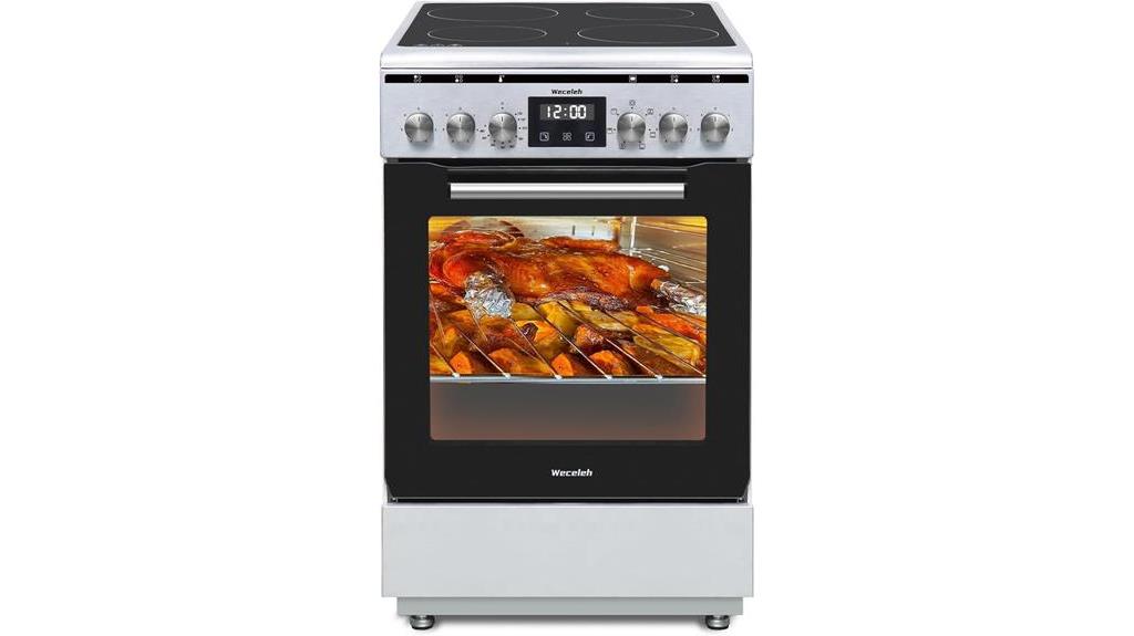 compact electric range oven