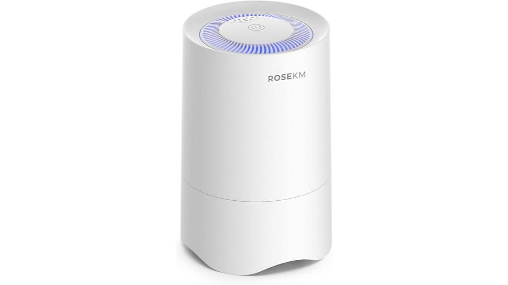 compact home and office air purifier