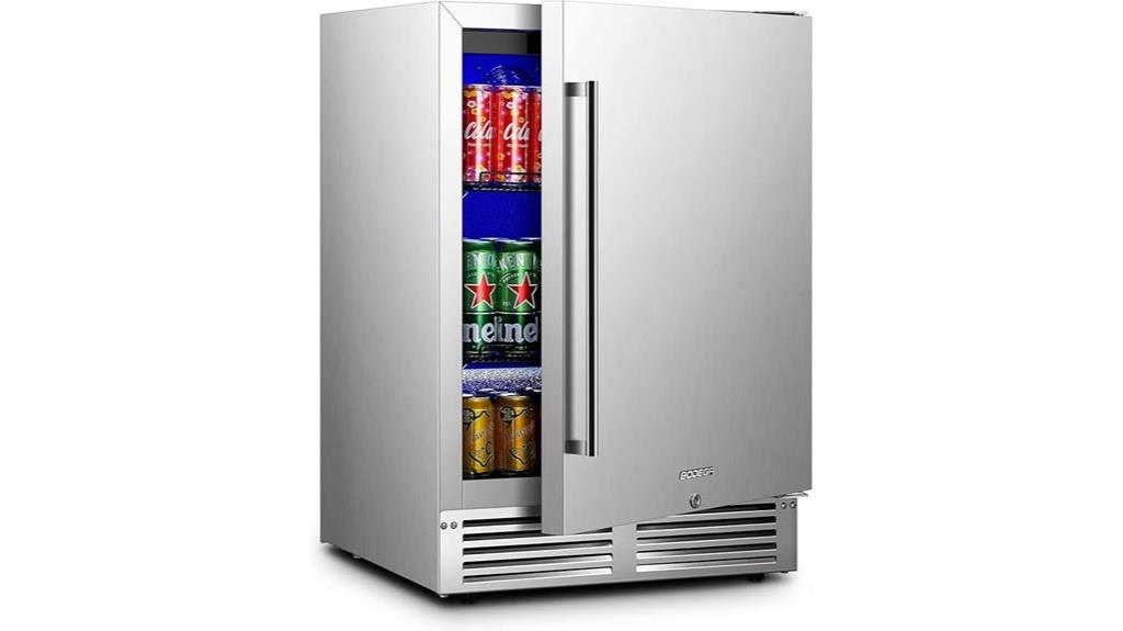 compact outdoor refrigerator unit