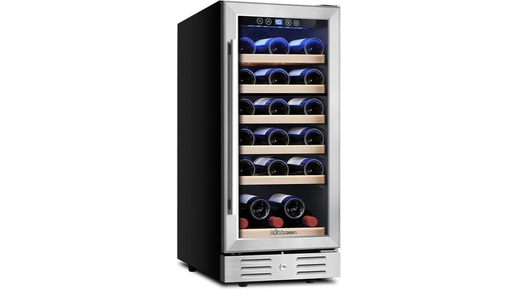 compact wine cooler fridge