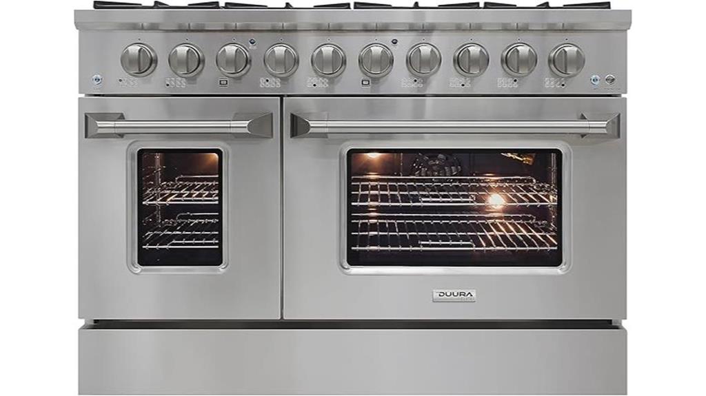 double oven gas cooktop