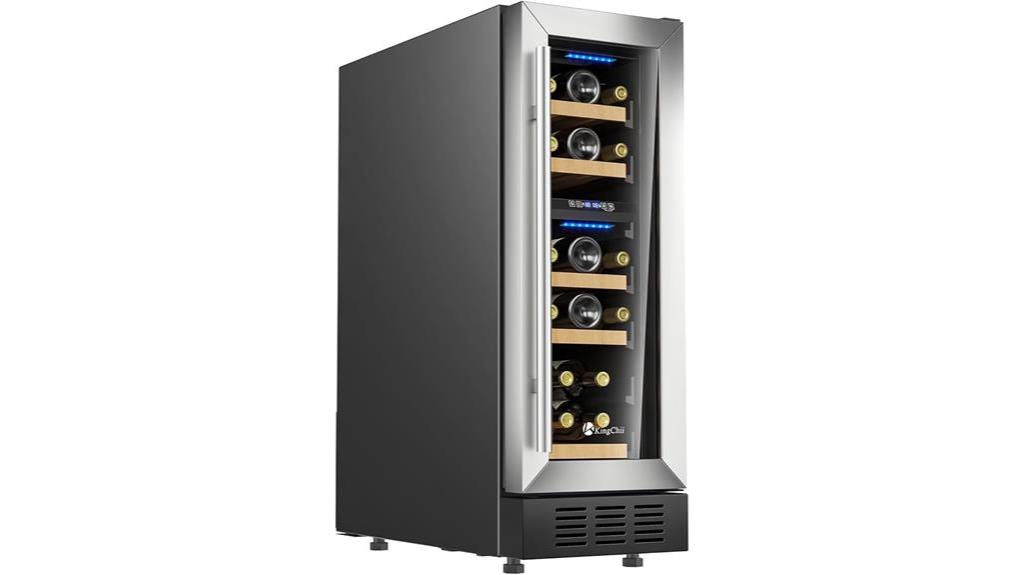 dual zone wine cooler