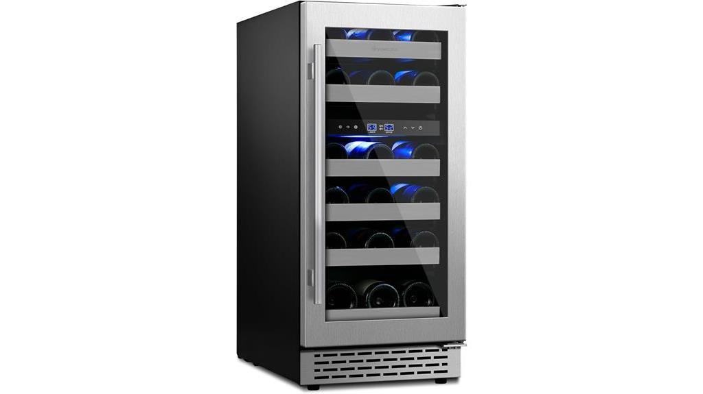 dual zone wine cooler