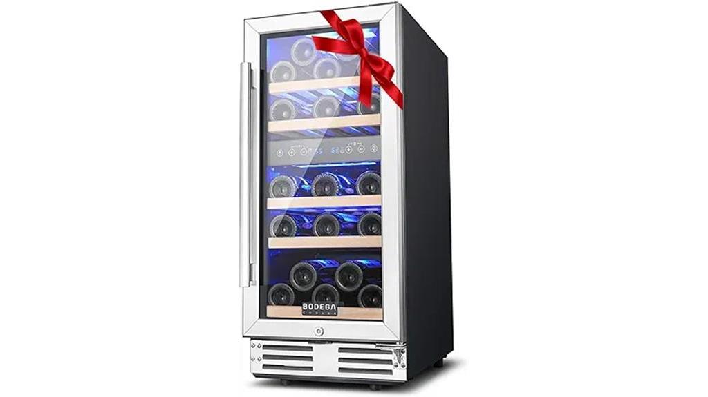 dual zone wine cooler