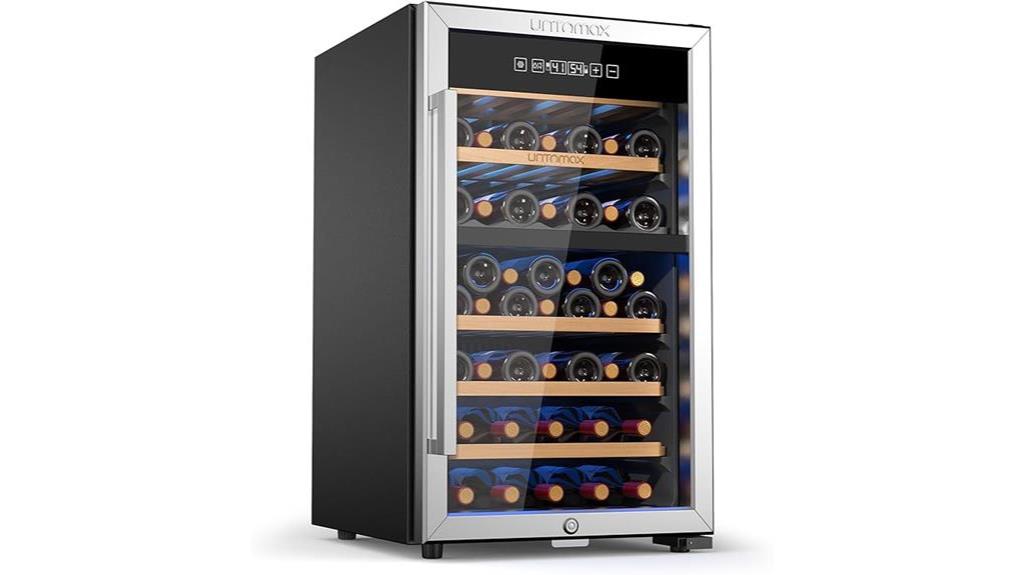 dual zone wine fridge