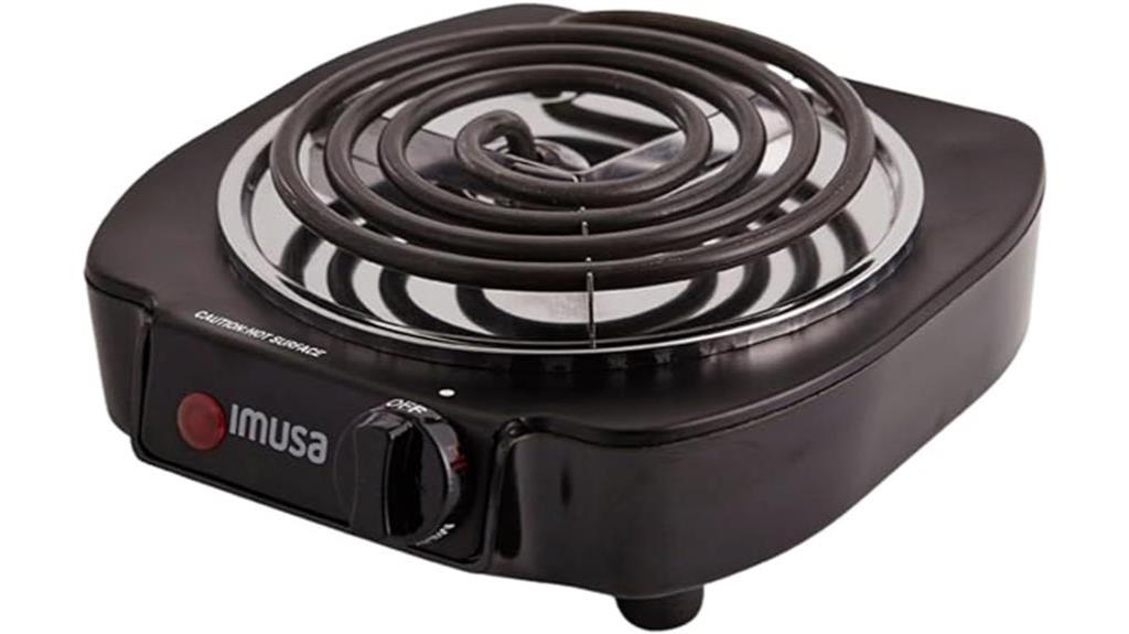 electric single burner 1100 watts