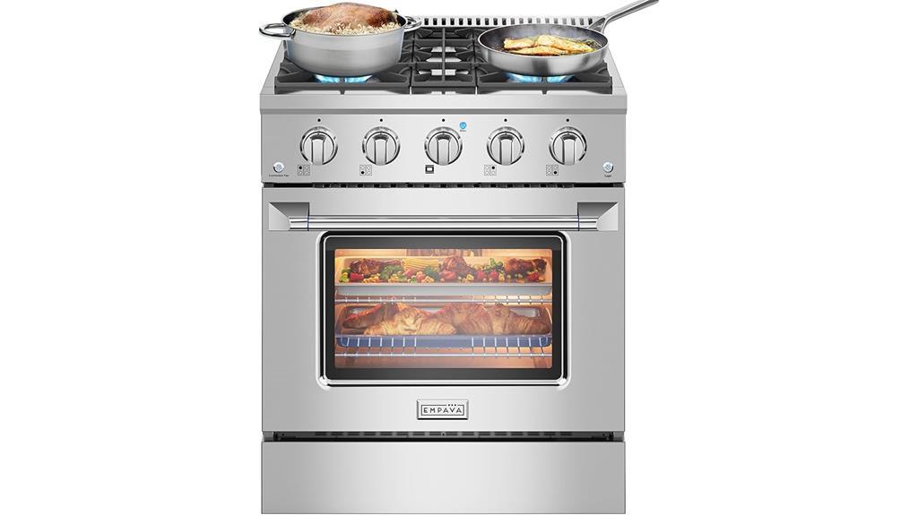 empava gas range 30 inch