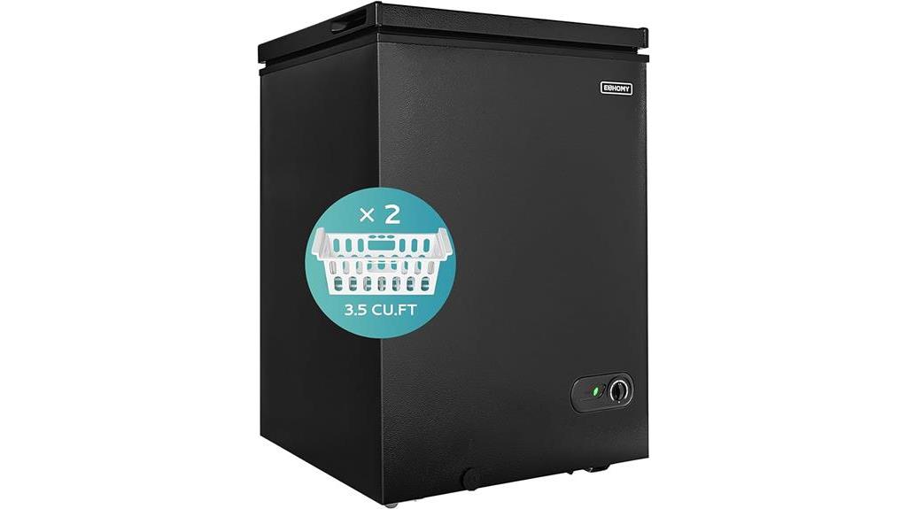 euhomy chest freezer 3 5 cu ft