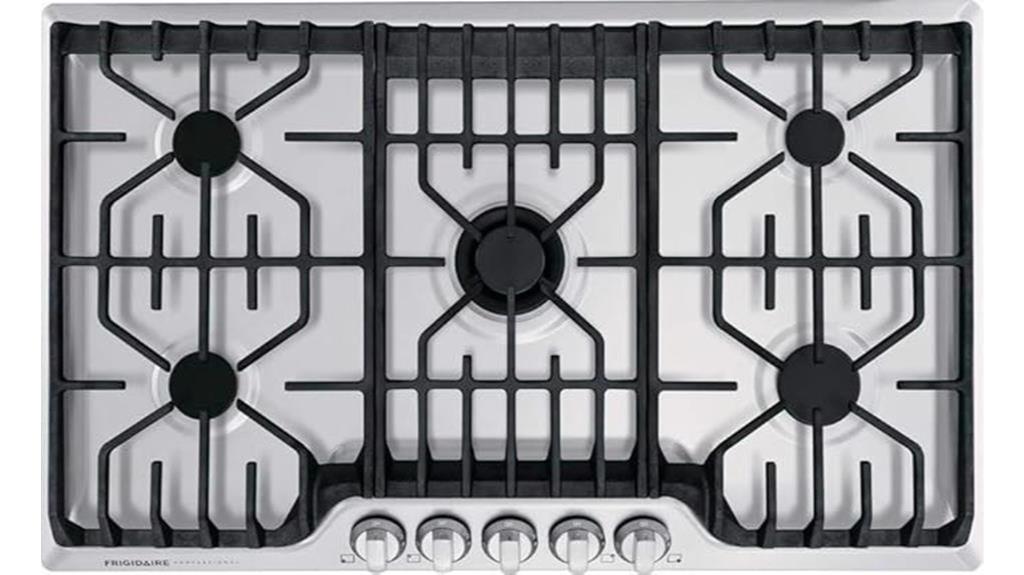 frigidaire 36 gas cooktop