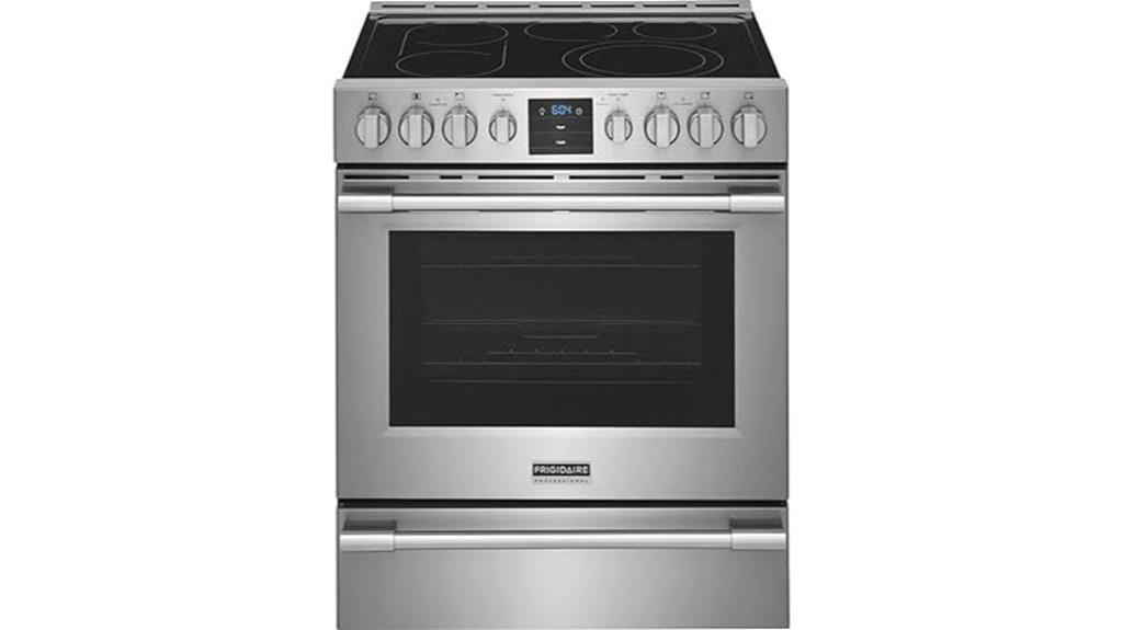 frigidaire professional electric range