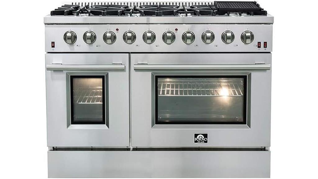 galiano double oven range