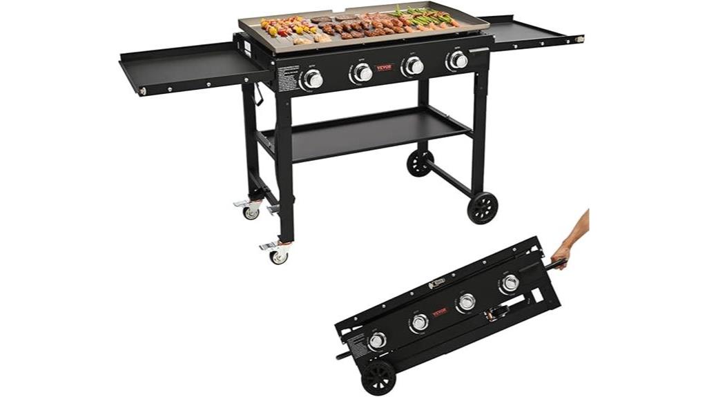 heavy duty propane griddle