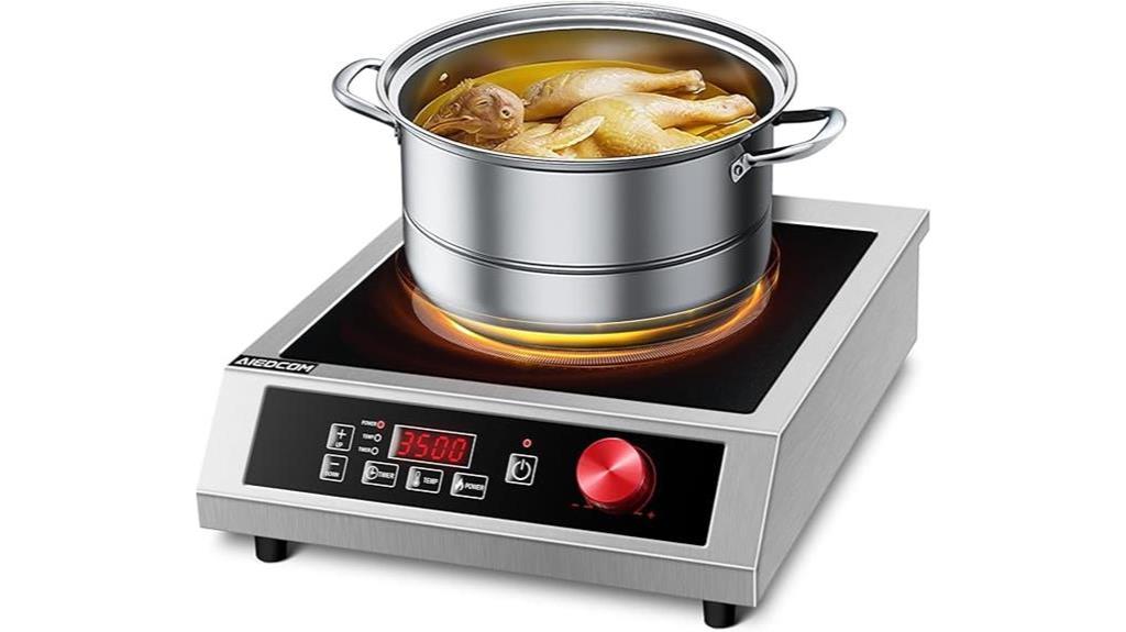 high power induction cooking appliance