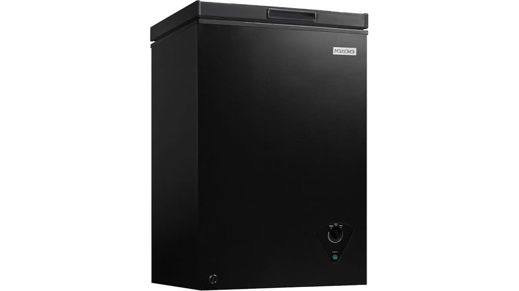 igloo 3 5 cu ft freezer