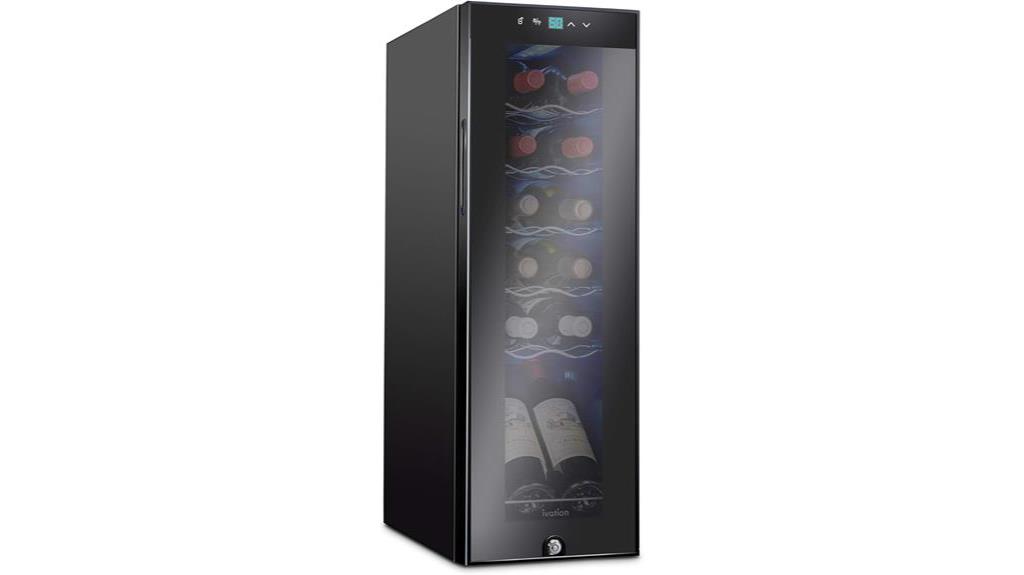 ivation 12 bottle wine cooler