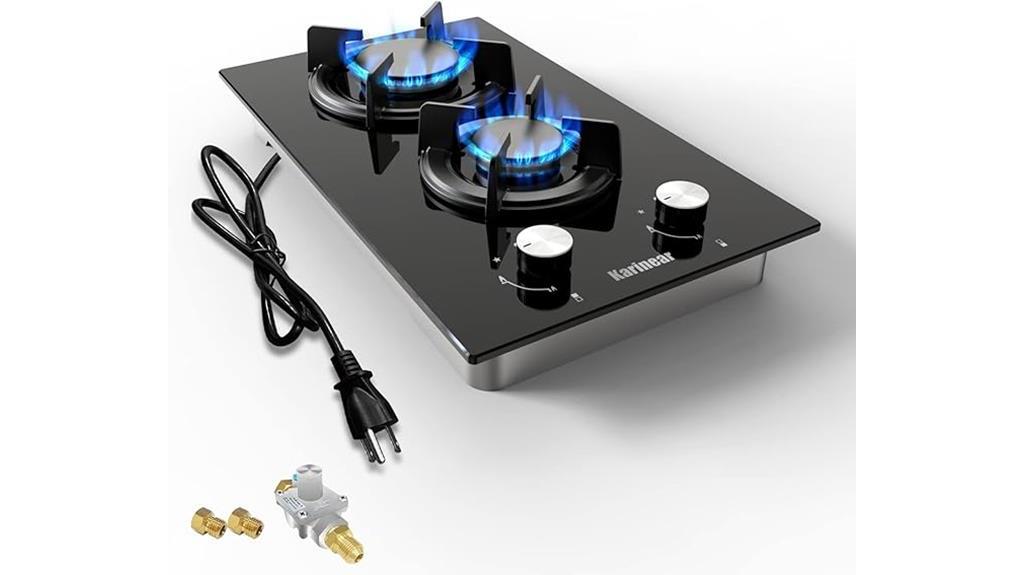 karinear 2 burner cooktop