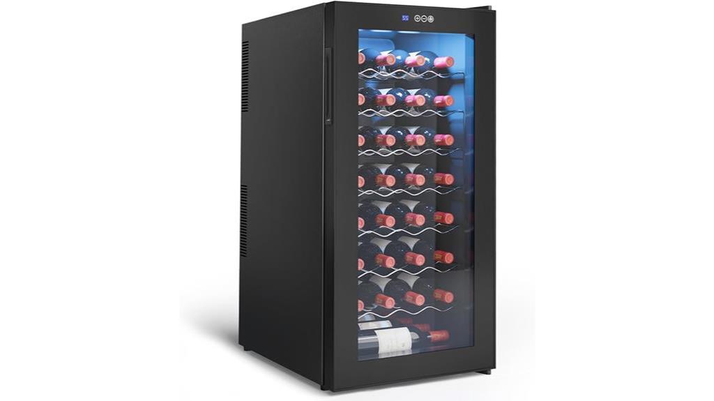 kerilyn 32 bottle wine cooler