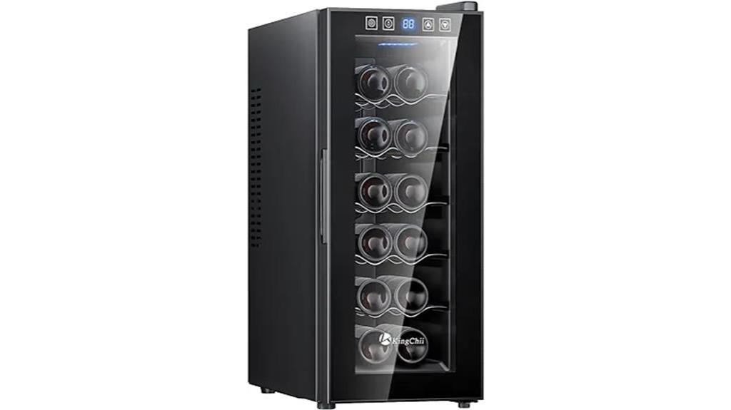 kingchii wine cooler refrigerator