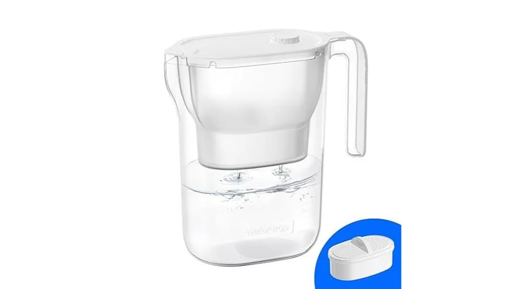 long life water filter pitcher