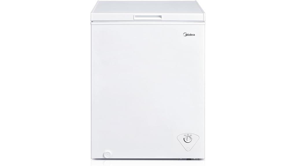 midea 5 0 cubic feet freezer