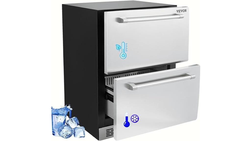 outdoor undercounter refrigerator freezer