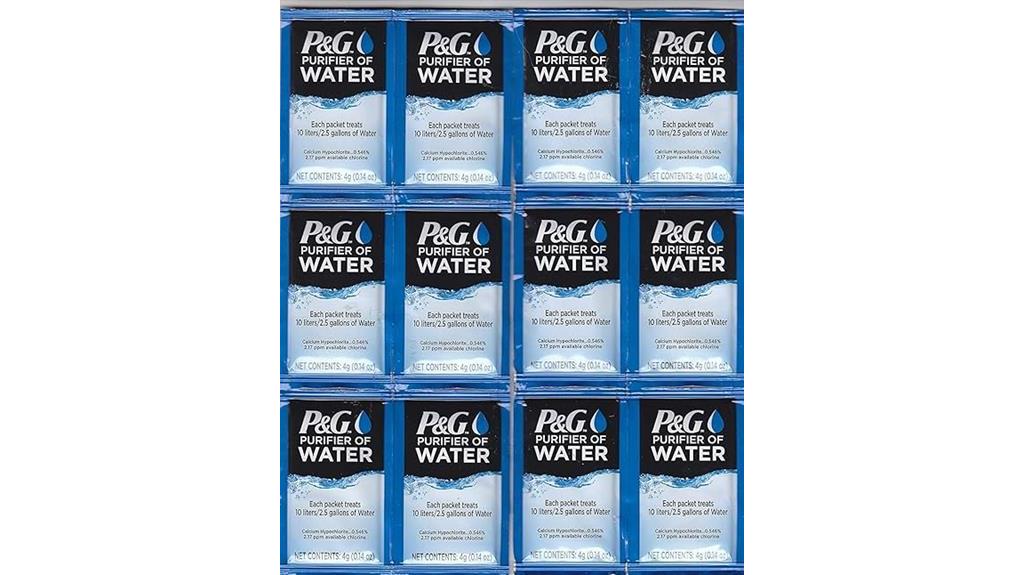 portable water purifier packets