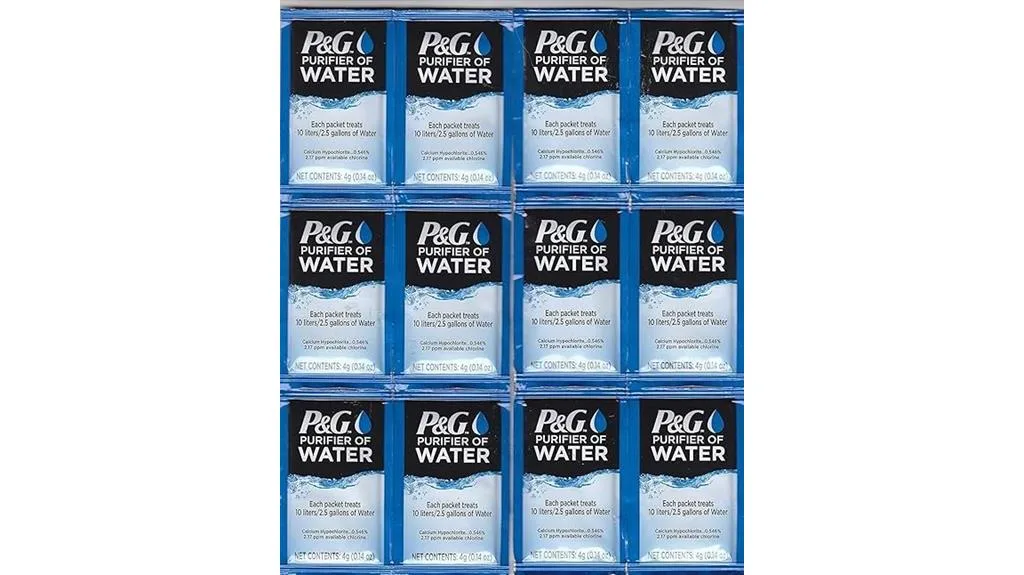 portable water purifier packets