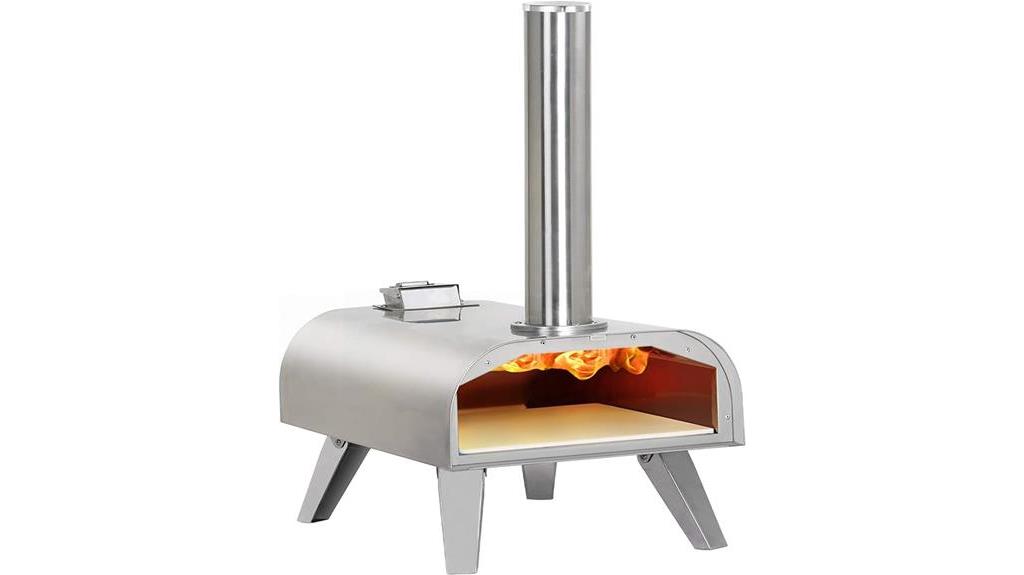 portable wood pellet oven