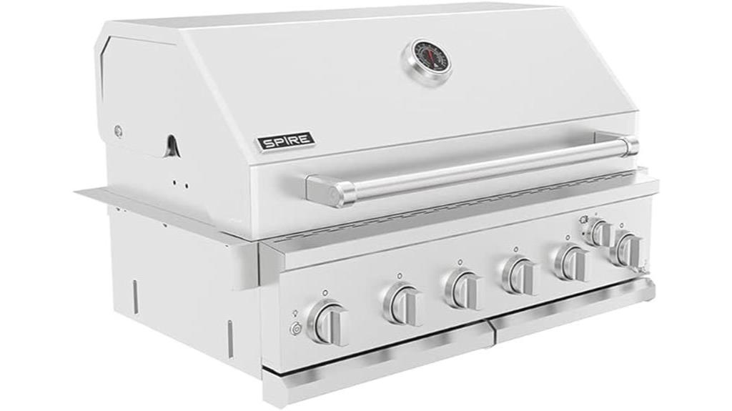 premium 6 burner propane grill