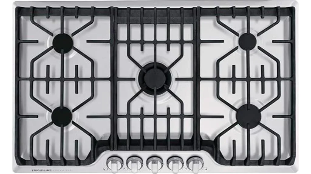 professional 36 gas cooktop