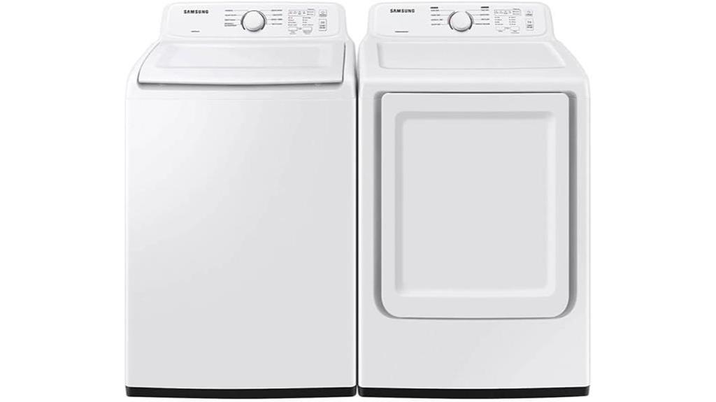 samsung white washer dryer pair