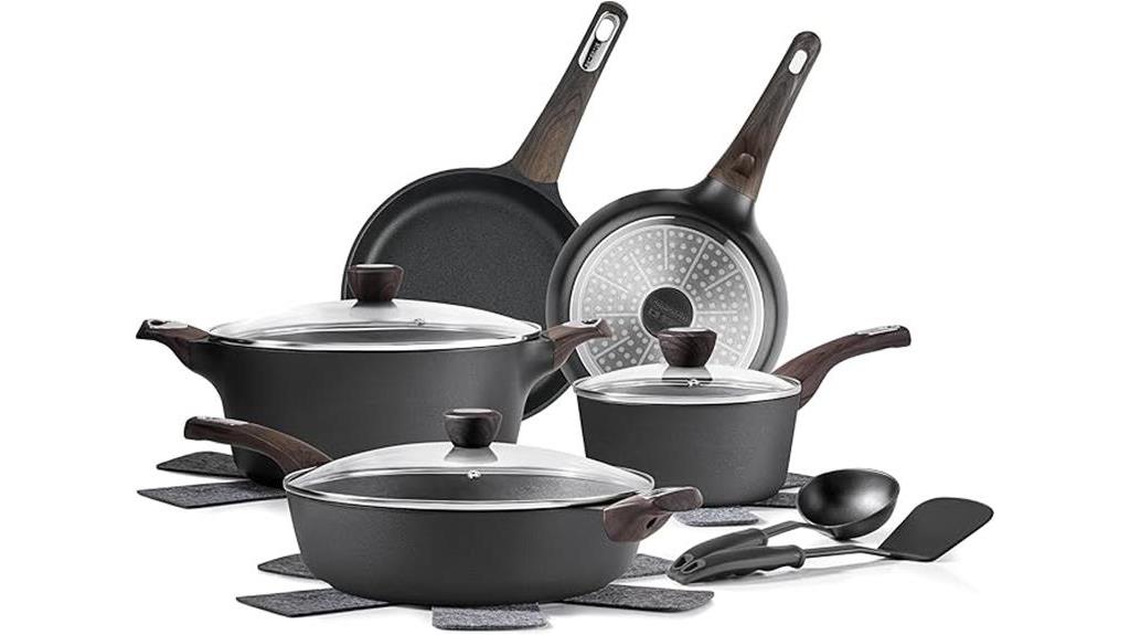 sensarte nonstick cookware set