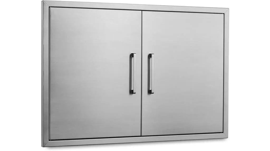 stainless steel bbq access
