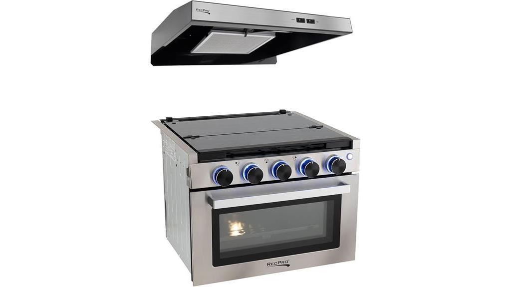 three burner rv stove