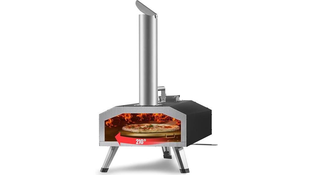 versatile outdoor pizza oven