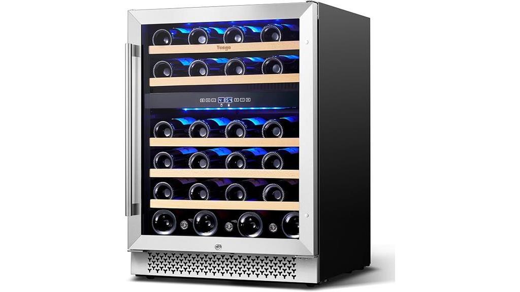 yeego dual zone wine cooler