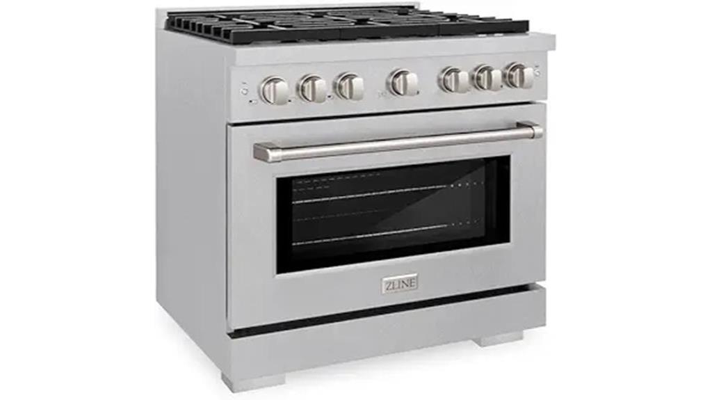 zline gas range oven